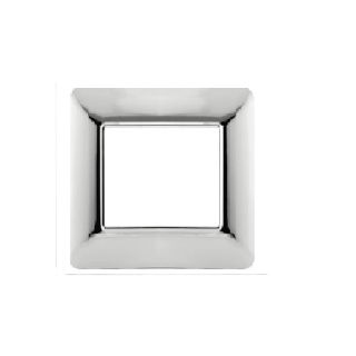 joy PLACCA 2P ARGENTO CROMATO PVC COMPATIBILE MATIX BTICINO