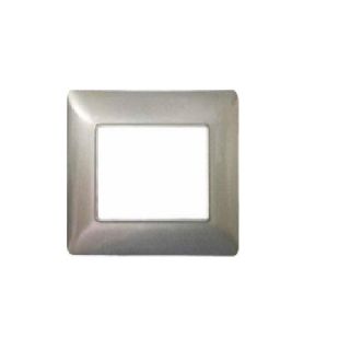 joy PLACCA 2P ARGENTO PVC COMPATIBILE MATIX BTICINO