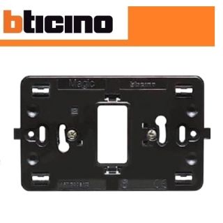 SUPPORTO 1 POSTO PER SCATOLA TONDA BTICINO MAGIC 500S/13