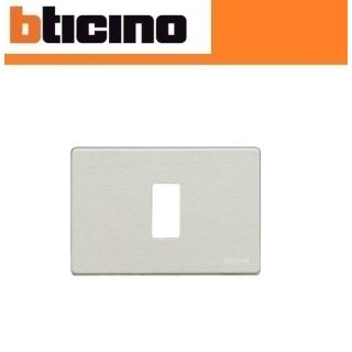 PLACCA 1 POSTO 503/1/X ALLUMINIO OXIDAL BTICINO MAGIC