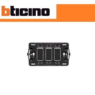 SUPPORTO 3 POSTI BTICINO 503R SERIE MAGIC PER SCATOLA 503E
