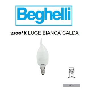 LAMPADA BEGHELLI COMPACT COLPO DI VENTO 9W 2700K