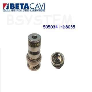 505034 BNC CONNETTORE A COMPRESSIONE BETA CAVO HD8035