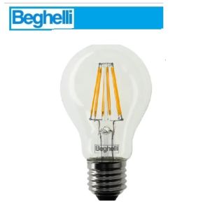 BEGHELLI LAMPADINA ZAFIRO GOCCIA LED 810LM 6W E27 4K