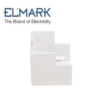 ANGOLO ESTERNO 12X12 2pz PER CANALINA ELMARK BIANCO
