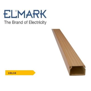 CANALINA 16X16 FAGGIO CHIARO 2mt CON COPERCHIO