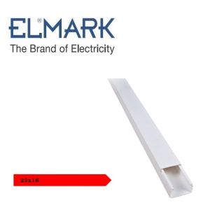 CANALINA 25X16 ADESIVA 2mt BIANCO CON COPERCHIO