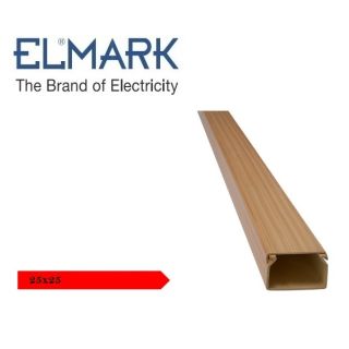 CANALINA 25X16 FAGGIO CHIARO 2mt CON COPERCHIO