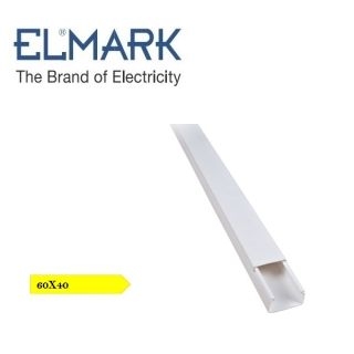 CANALINA 60X40 BIANCO 2mt CON COPERCHIO