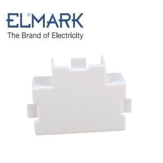 GIUNZIONE A T 80X40 PER CANALINA ELMARK BIANCO