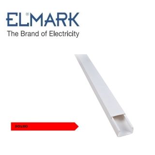 CANALINA 80X60 BIANCO 2mt CON COPERCHIO