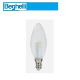 LAMPADINA A OLIVA LED TUTTOVETRO, LUCE CALDA 2,5/20W E14 - BEGHELLI 56908
