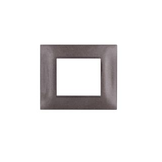 gem PLACCA 2P BRONZO PVC COMPATIBILE VIMAR PLANA