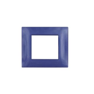 gem PLACCA 2P BLU NAVY PVC COMPATIBILE VIMAR PLANA