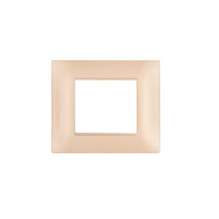 gem PLACCA 2P ORO PVC COMPATIBILE VIMAR PLANA