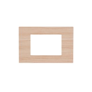 gem PLACCA 3P ABETE PVC COMPATIBILE VIMAR PLANA