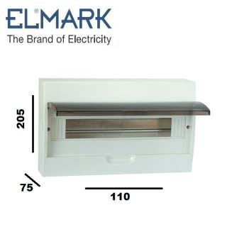 QUADRO 4 MOD IP40 DA ESTERNO CENTRALINO
