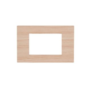 gem PLACCA 4P ABETE PVC COMPATIBILE VIMAR PLANA