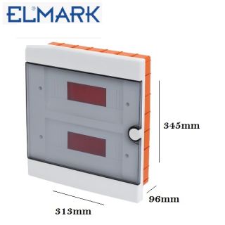QUADRO ELETTRICO DA INCASSO IP40 DA INTERNO 24 MODULI DIN CENTRALINO