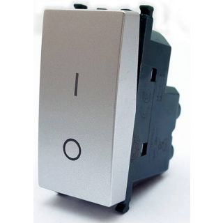 gem INTERRUTTORE BIPOLARE COMPATIBILE ARKE' ALLUMINIO