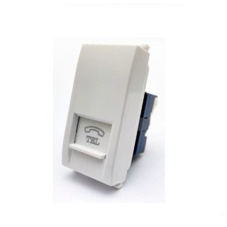 gem PRESA TELEFONICA RJ11 BIANCO COMPATIBILE VIMAR PLANA