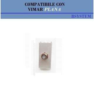 PRESA TV SAT COMPATIBILE VIMAR PLANA BIANCO