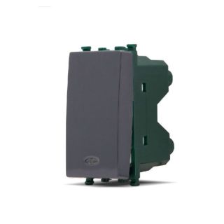 gem DEVIATORE LUMINOSO COMPATIBILE VIMAR ARKE' NERO LUCIDO