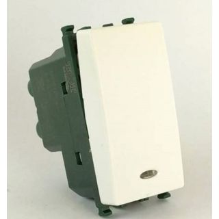 PULSANTE LUMINOSO COMPATIBILE VIMAR PLANA BIANCO