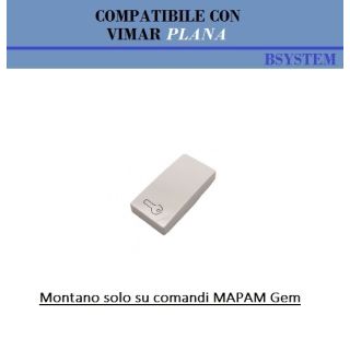 COPRITASTO CHIAVE COMPATIBILE VIMAR PLANA
