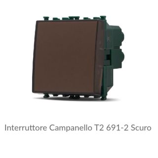 gem PULSANTE CAMPANELLO SCURO COMPATIBILE VIMAR ARKE'