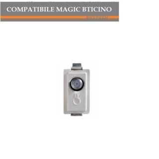 PRESA TV SAT TIPO F COMPATIBILE BTICINO MAGIC