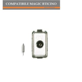 PRESA TV TERMINALE COMPATIBILE BTICINO MAGIC