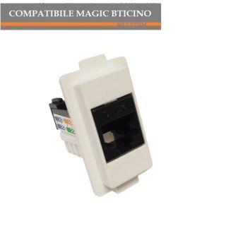 VENUS PRESA DATI RJ45 CAT.5e COMPATIBILE MAGIC BTICINO 5979C5E