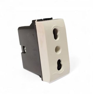 PRESA BIVALENTE COMPATIBILE CON LIVING LIGHT BIANCO N4119.