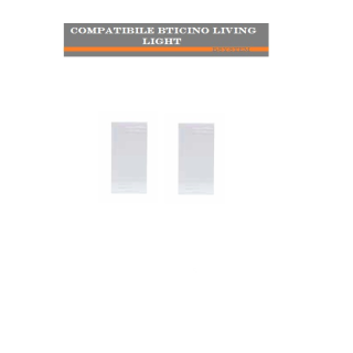 COPRIFORO COMPATIBILE BTICINO LIVING LIGHT N4950 BIANCO