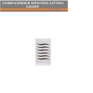 CAMPANELLO 220V COMPATIBILE BTICINO LIVING LIGHT BIANCO