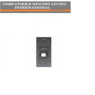 PRESA DATI RJ45 COMPATIBILE BTICINO LIVING INTERNATIONAL L4279C5E