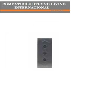 PRESA 10A COMPATIBILE CON LIVING INTERNATIONAL L4113