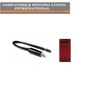 SPIA LUMINOSA ROSSA 230V COMPATIBILE BTICINO LIVING INTERNATIONAL