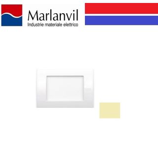 PLACCA MARLANVIL CLASSIC 3 POSTI COLORE AVORIO 7833.T.A