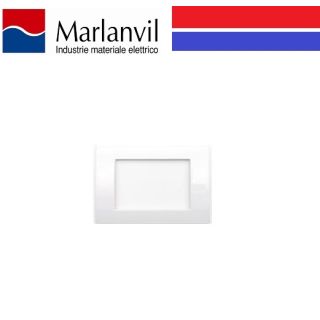 PLACCA MARLANVIL CLASSIC 3 POSTI COLORE BIANCO 7833.T.B