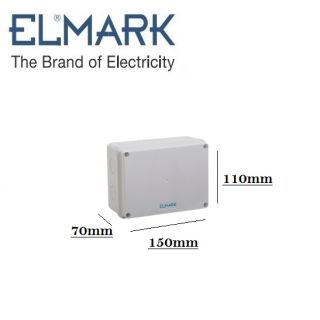 SCATOLA 150x110x70 IP65 DERIVAZIONE PER ESTERNO CASSETTA 8002