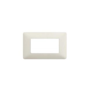 PLACCA 4 POSTI COMPATIBILE BTICINO MATIX BIANCO AM4804