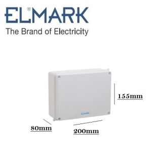 SCATOLA 200X155X80 IP65 DERIVAZIONE PER ESTERNO CASSETTA