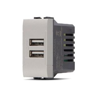 art CARICATORE USB 2Ah COMPATIBILE LIVING TECH BTICINO