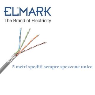 5 metri CAVO DI RETE CAT 5.e FTP LAN ETHERNET INTERNET ADSL 879001 grigio metro