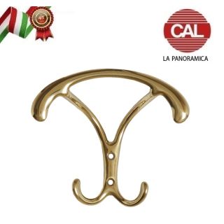 PORTA ABITO 125X115 OTTONE LUCIDO ELVIS 880