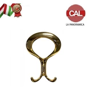 PORTA ABITO 135X90 ZAMA OTTONATO LUCIDO GAUDI 900