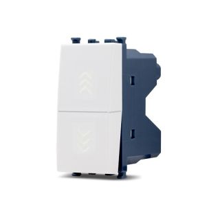 sun DOPPIO PULSANTE COMPATIBILE VIMAR ARKE' BIANCO