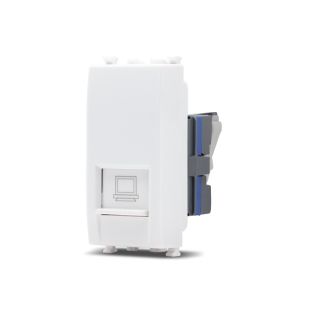 sun PRESA RJ45 CAT6 COMPATIBILE VIMAR ARKE' bianco